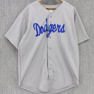 Vintage Teamwork Athletic Apparel x Dodgers Jersey Men XL Gray Baseball #33 Rare